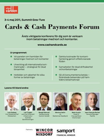 Cards & Cash Payments Forum - Svensk Handel