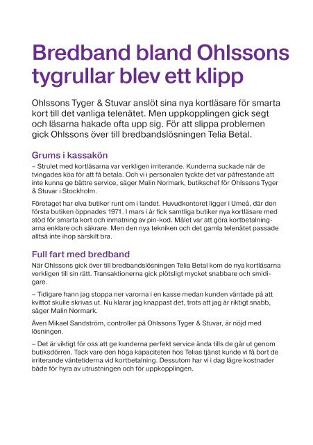 Telia Betal - Svensk Handel