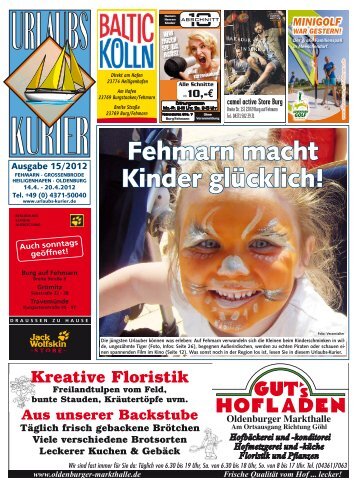 Wohin heute? Ihr Wochenkalender - Urlaubs-Kurier