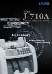 Laurel J-710a Currency Counter