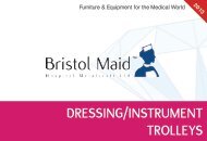 DRESSING/INSTRUMENT TROLLEYS - Bristol Maid