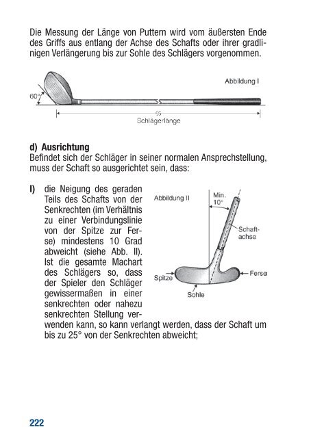 Offizielle Golfregeln