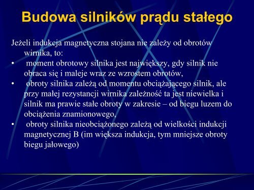 Silniki prÄdu staÅego