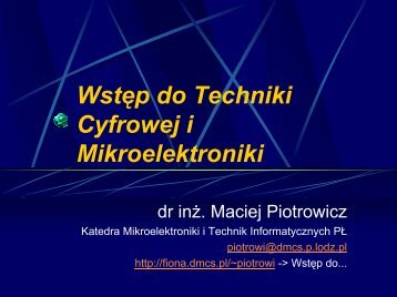 Algebra Boole'a i ukÅady kombinacyjne