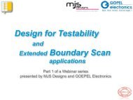 Design for Testability Extended Boundary Scan - Goepel Electronic