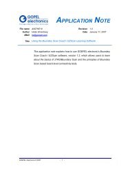 APPLICATION NOTE - Goepel Electronic