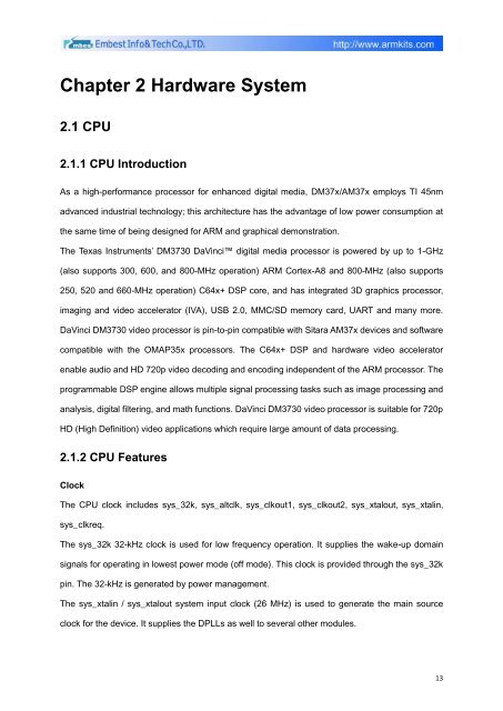 DevKit8500D/A User Manual - DMCS Pages for Students