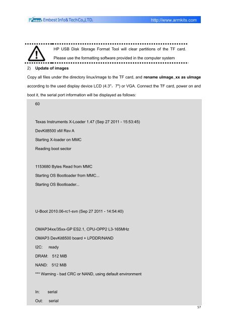 DevKit8500D/A User Manual - DMCS Pages for Students