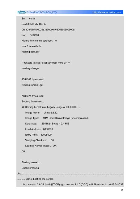 DevKit8500D/A User Manual - DMCS Pages for Students