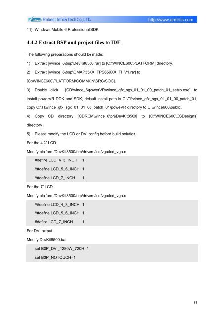 DevKit8500D/A User Manual - DMCS Pages for Students