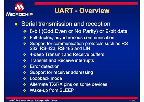 UART - Microchip Taiwan