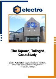 The Square Tallaght Case Study - Electro Automation Group Limited