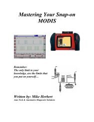 snap on modis ultra printing codes