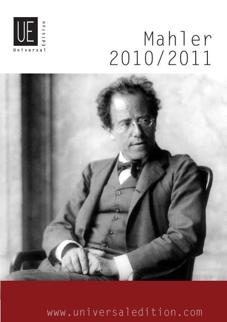 Mahler_Catalogue - Universal Edition