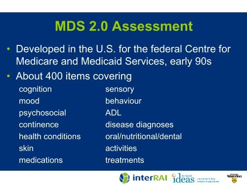 Risk Factors for Falls in Residential Care: Evidence from RAI MDS ...