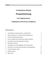 Prozentrechnung