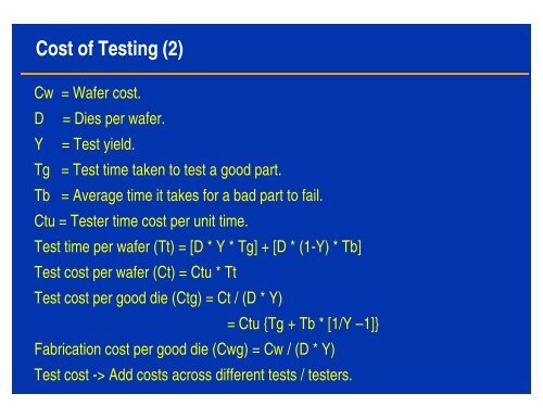 E0286 â VLSI Test VLSI Test