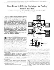 Time-Based All-Digital Technique for Analog Built-in Self-Test