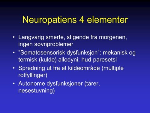 Klinisk smerte-utredning, 9. semester, Ørstavik