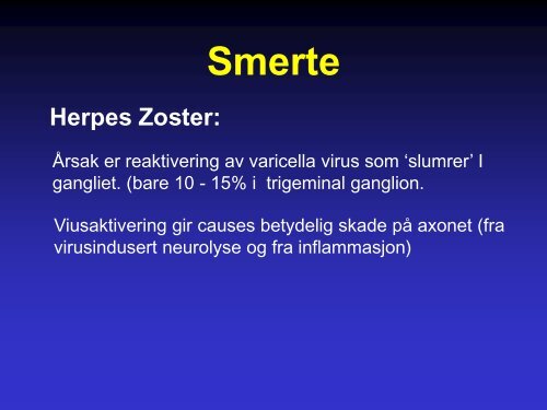 Klinisk smerte-utredning, 9. semester, Ørstavik