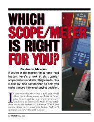 Which Scope/Meter is Right for You? - MOTOR Information Systems