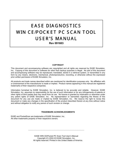 ease diagnostics scan tool