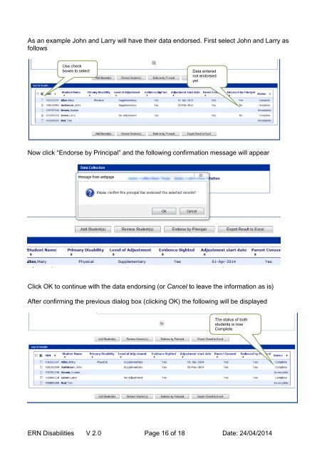 ERN-Disability Adjustment User Guide