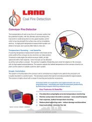 Coal conveyor fire detection - Dia-Test