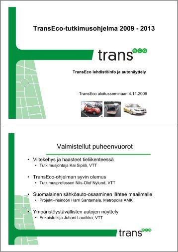 TransEco 4 11 LehdistÃ¶tilaisuus (pdf)
