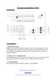 FP416 brandcentrale - Varel Alarm