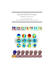 Spectral Mesh Processing - alice - Loria