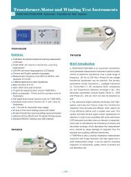 Transformer,Motor and Winding Test Instruments