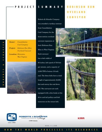 Download PDF - Roberts & Schaefer Company