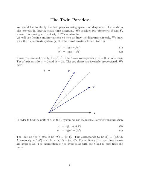 The Twin Paradox