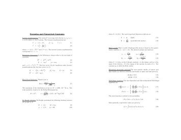 Test Formula Sheet