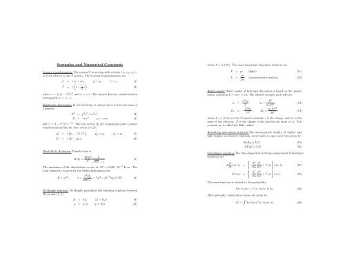Physics Equation Sheet P2 - Tessshebaylo