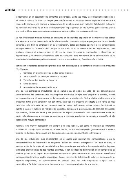 hacia dÃ³nde va la industria alimentaria: - Ainia