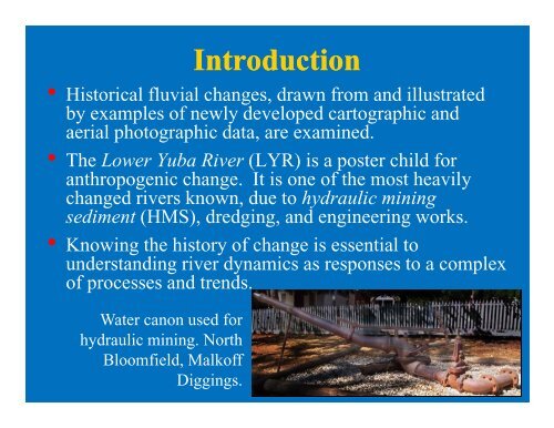 Allan James_Geomorphic Continuity - Lower Yuba River Accord