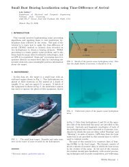 Small Boat Bearing Localization using Time-Difference ... - NEAR Lab