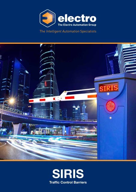 SIRIS Traffic Control Barriers - Electro Automation Group Limited