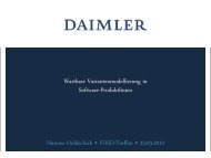 PowerPoint Presentations/Präsentationen Daimler AG - Technische ...