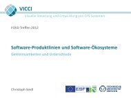 Software-Produktlinien und Software-Ökosysteme - Technische ...