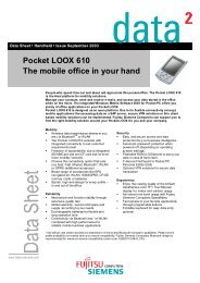 Pocket LOOX 610 The mobile office in your hand - PDAClub