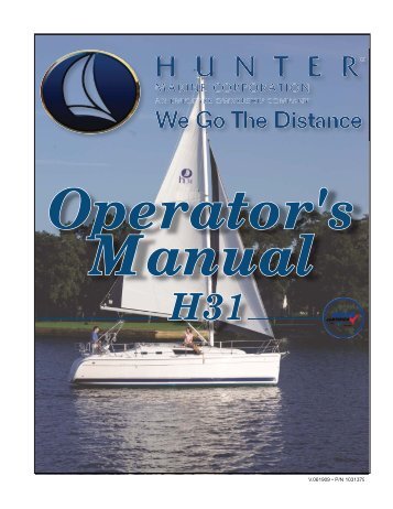 31 Operator's Manual.. - Marlow-Hunter, LLC