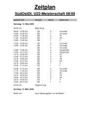 Zeitplan - BV Eibau eV