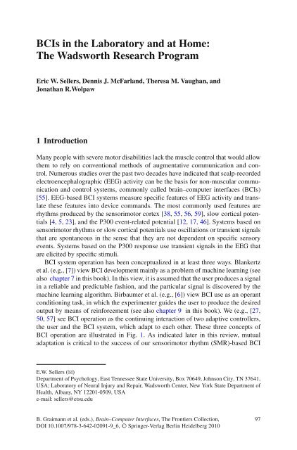 Brainâ€“Computer Interfaces - Index of