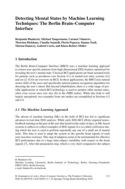 Brainâ€“Computer Interfaces - Index of