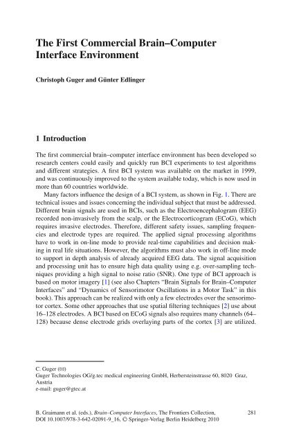 Brainâ€“Computer Interfaces - Index of