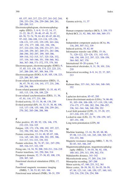 Brainâ€“Computer Interfaces - Index of