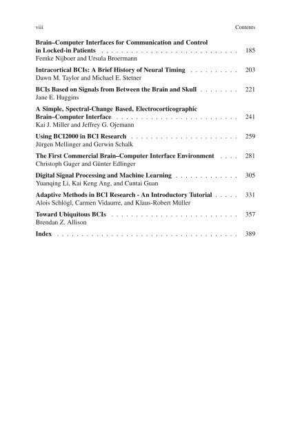 Brainâ€“Computer Interfaces - Index of